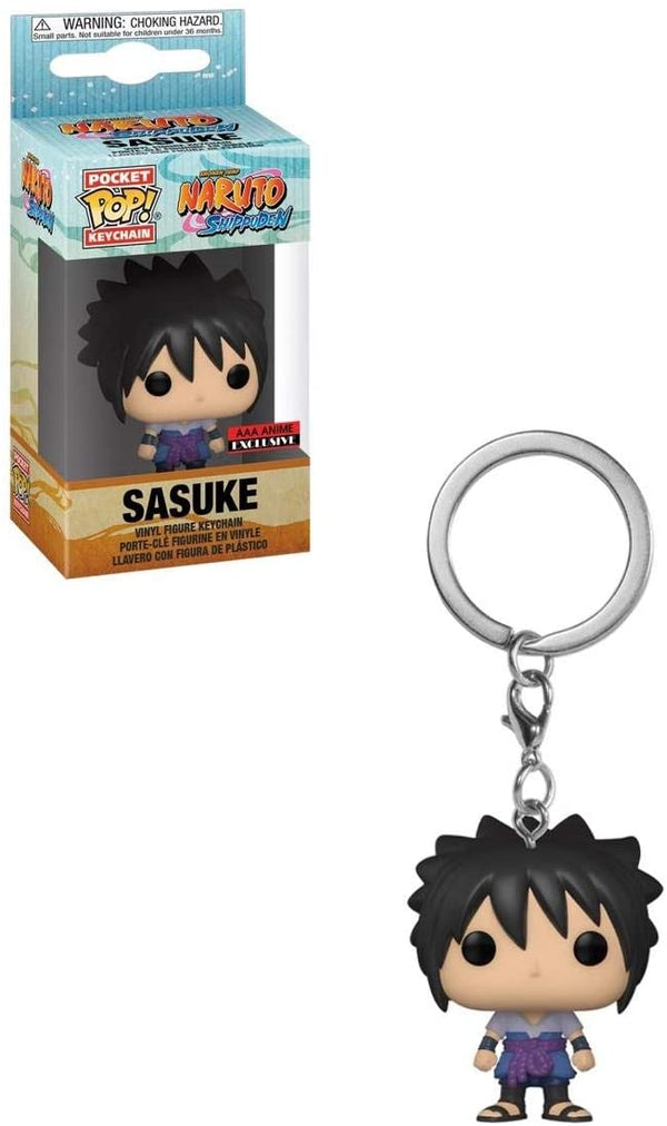 Naruto Shippuden Sasuke Uchiha Pocket Pop! Vinyl Figure Key Chain - AA -  Otaku Haven LLC